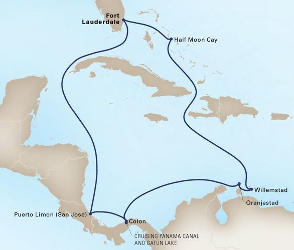 10-Day Panama Canal Sunfarer